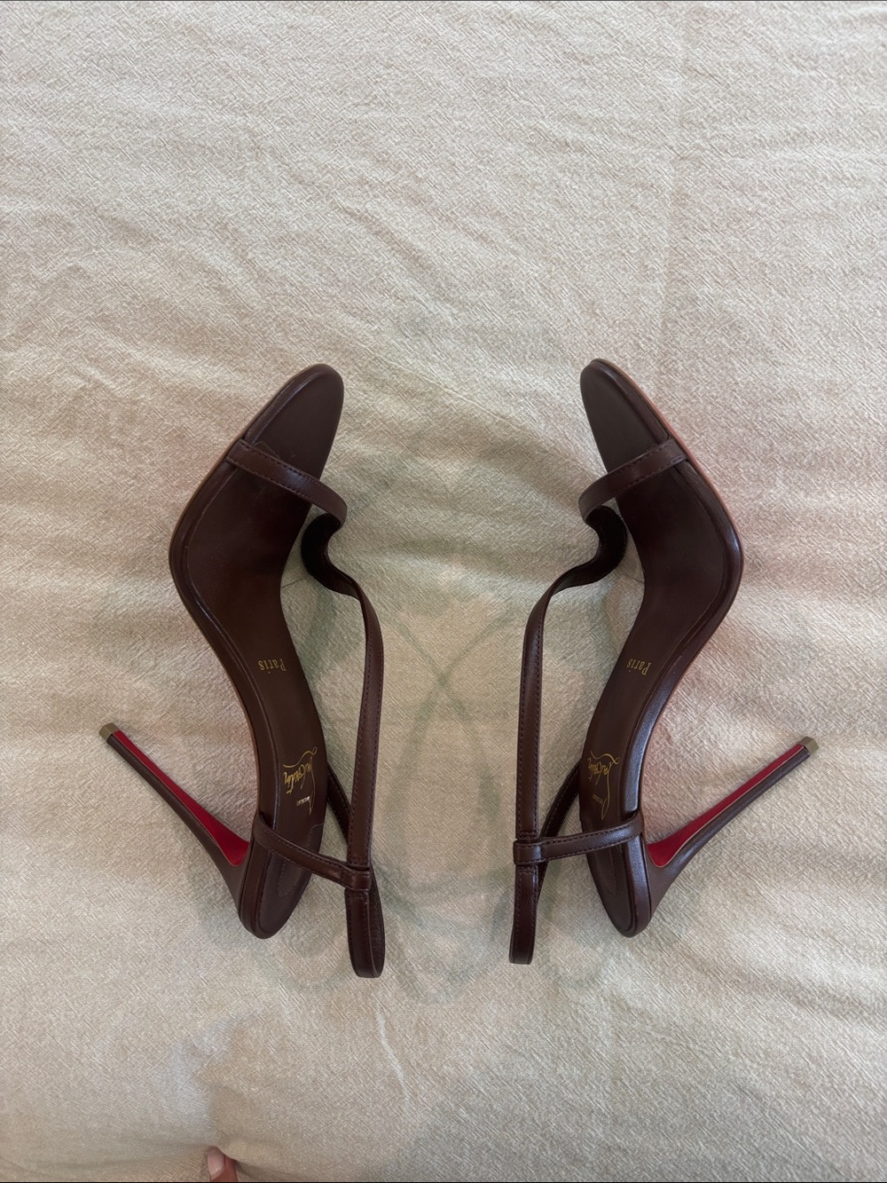 Christian Louboutin Rosalie 100mm sling backs - Picture 7 of 9